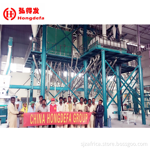 Hot Sale 80T/D Wheat Flour Mill Machinery in Ethiopia